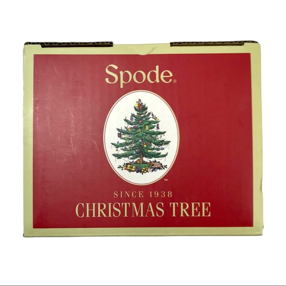 SPODE Christmas Tree Cafe Mug ~ New In Box Cocoa Coffee Tea Mug 14 Oz. - Picture 10 of 13